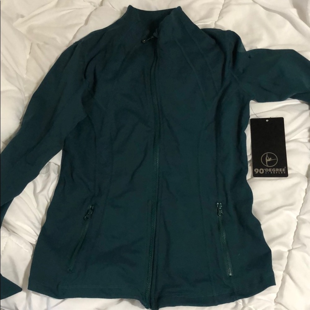 90 degree by reflex zip up with tags